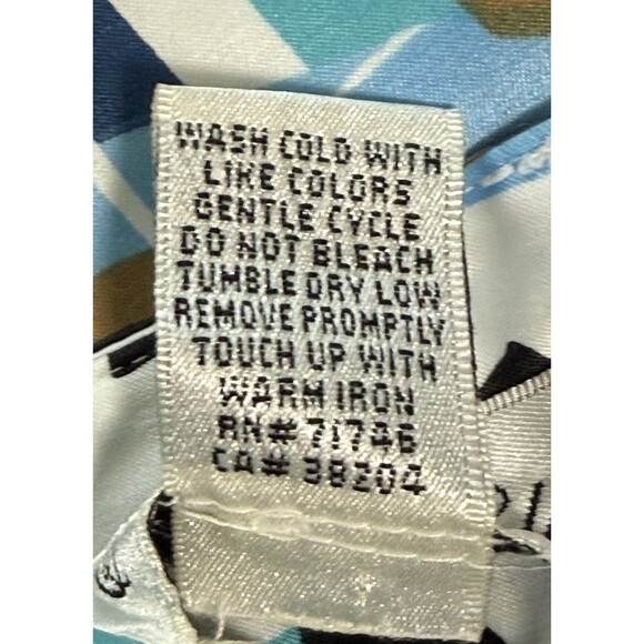 Women’s Mod Retro Floral Geometric Skort Mini Aqua Blue Stretch Golf Tennis 16 - Picture 7 of 9